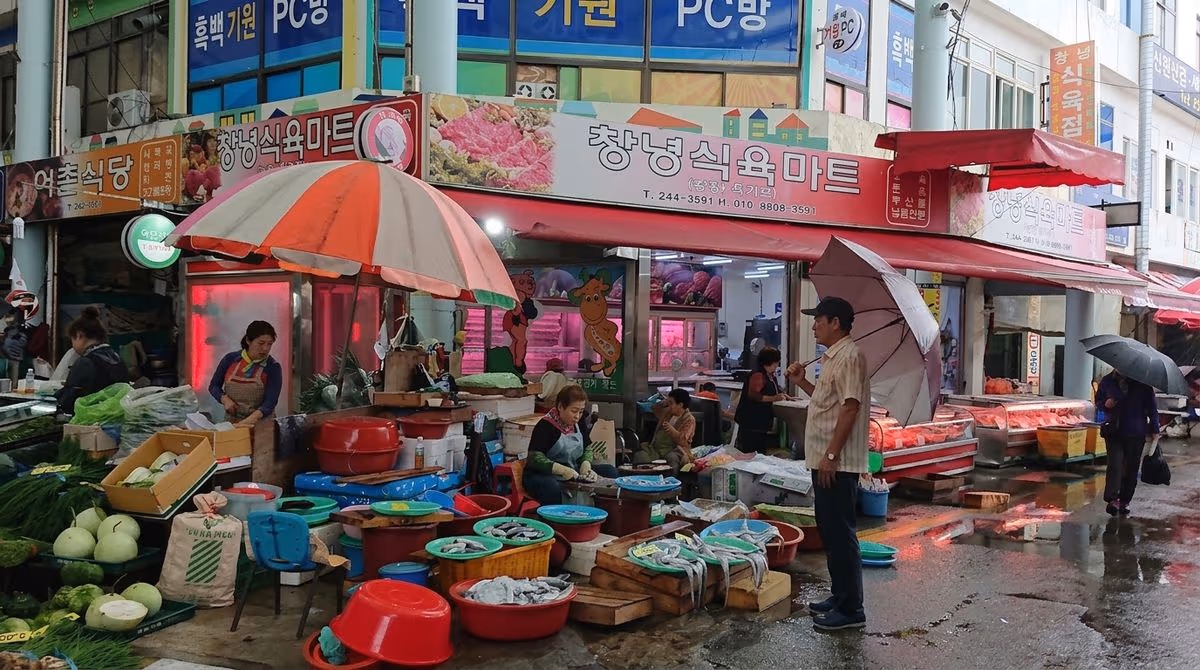 부산 자갈치시장 전경, 자갈치시장 일대 #2 부산 자갈치시장 회정식 2만원 구성·가격 총정리