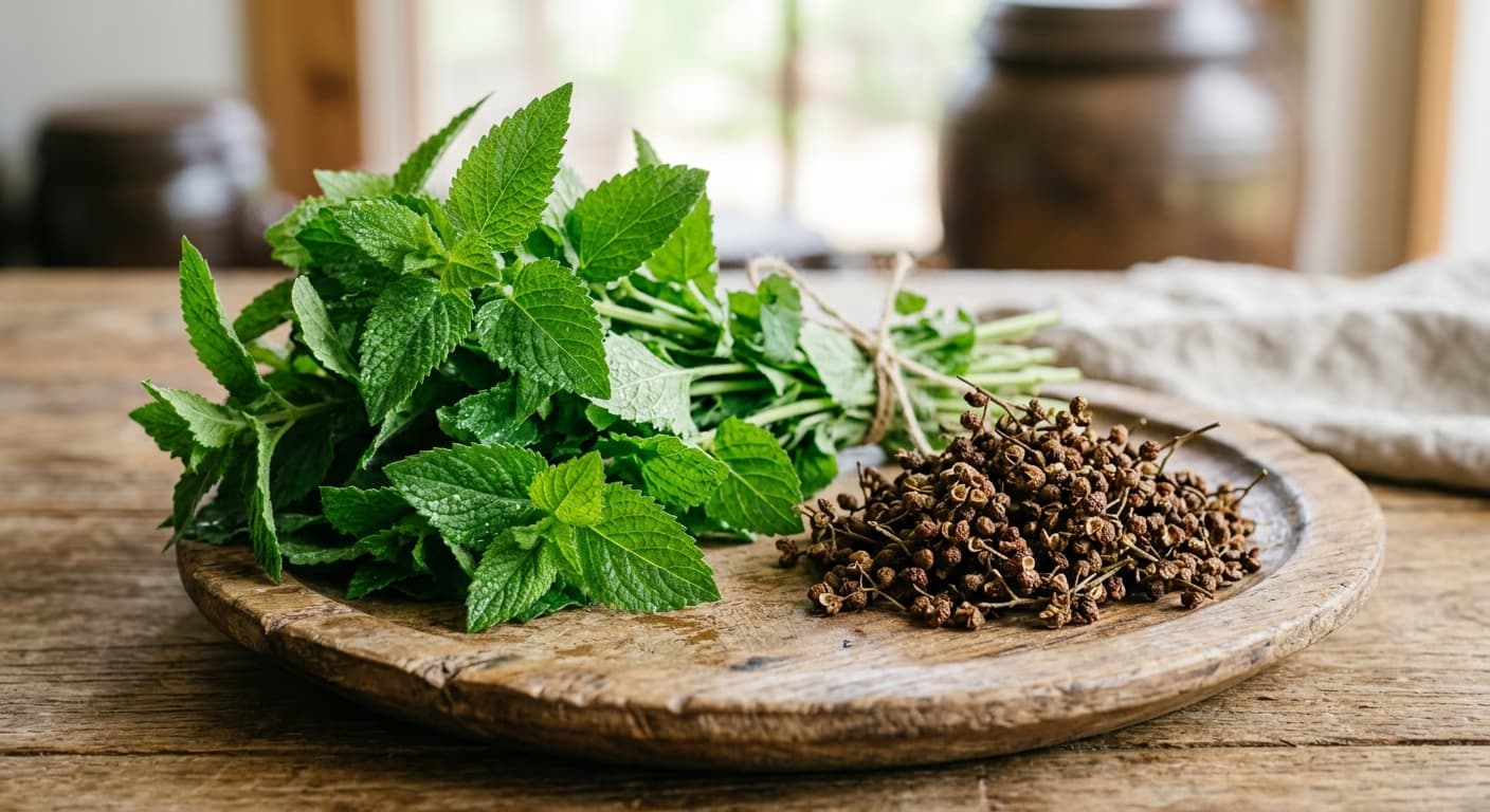 Banga leaf and sancho pepper from Gyeongsang-do, herbs rarely found outside the region