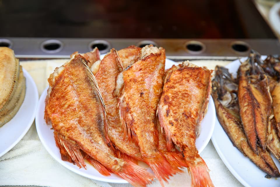札嘎其海岸路海鮮晚餐, 綜合生魚片拼盤